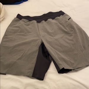 Lululemon men’s shorts. Size medium. Gray